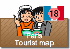 Paris Tourist map