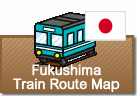 Fukushima Train Route map