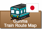 Gunma Train Route map