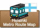 Helsinki Metro Route map