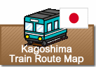Kagoshima Train Route map
