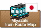 Miyazaki Train Route map