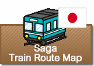 Saga Train Route map