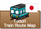 Tottori Train Route map