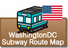 WashingtonD.C. Train Route map