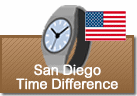Time difference with San Diego