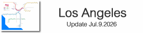 Los Angeles Train Route map