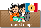 Paris Tourist map