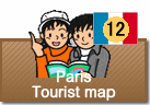 Paris Tourist map