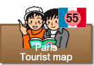 Paris Tourist map