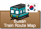Busan Train Route map