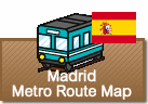 Madrid Metro Route map