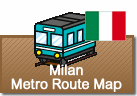 Milan Metro Route map