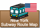 New York Subway Route map