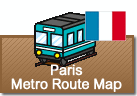 Paris Metro Route map